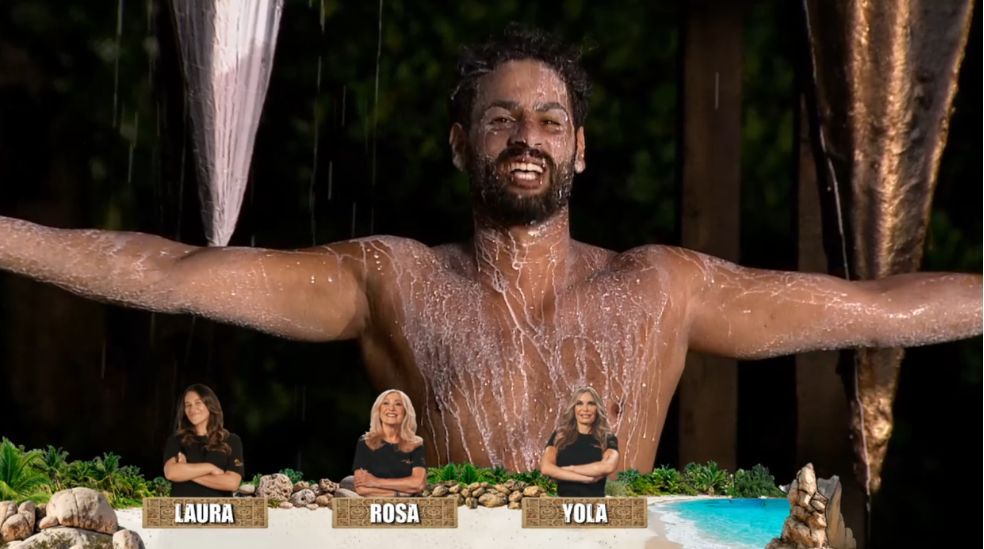 La alegría de Asraf Beno tras salvarse en 'SV All Stars'