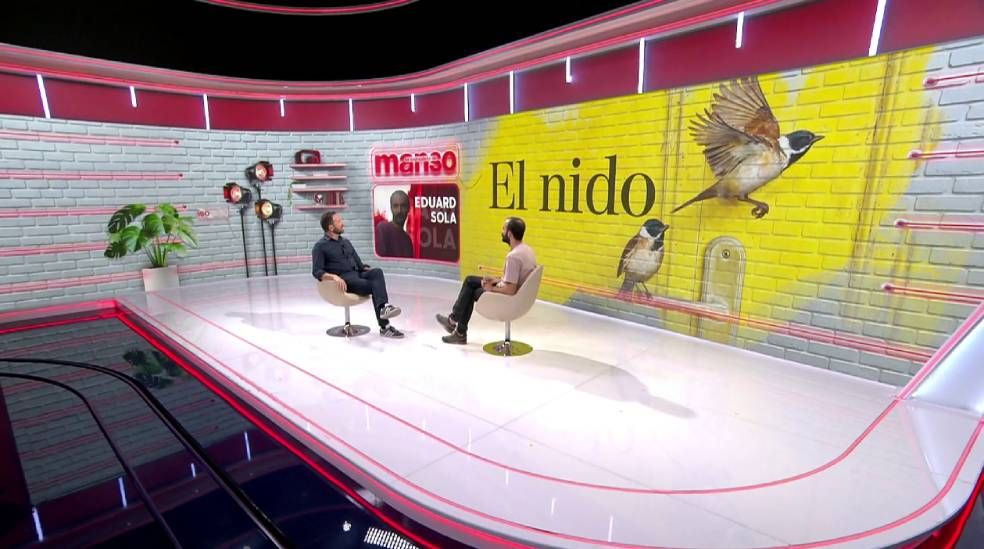 Eduard Sola, entrevistado por Miguel Manso en Noticias Cuatro