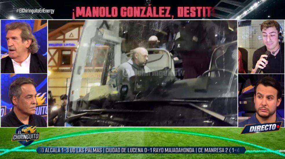 La primera imagen de Manolo González tras ser cesado