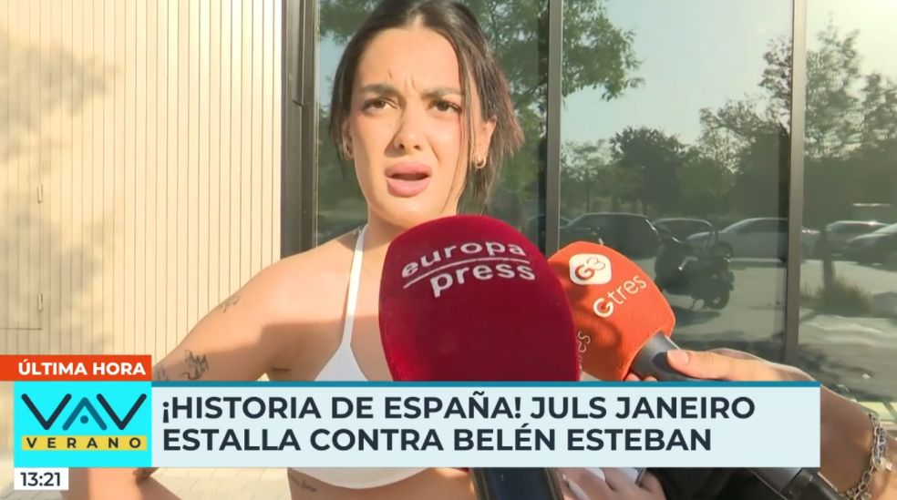 Juls Janeiro ha atacado a Belén Esteban tras una publicación que ha compartido la televisiva