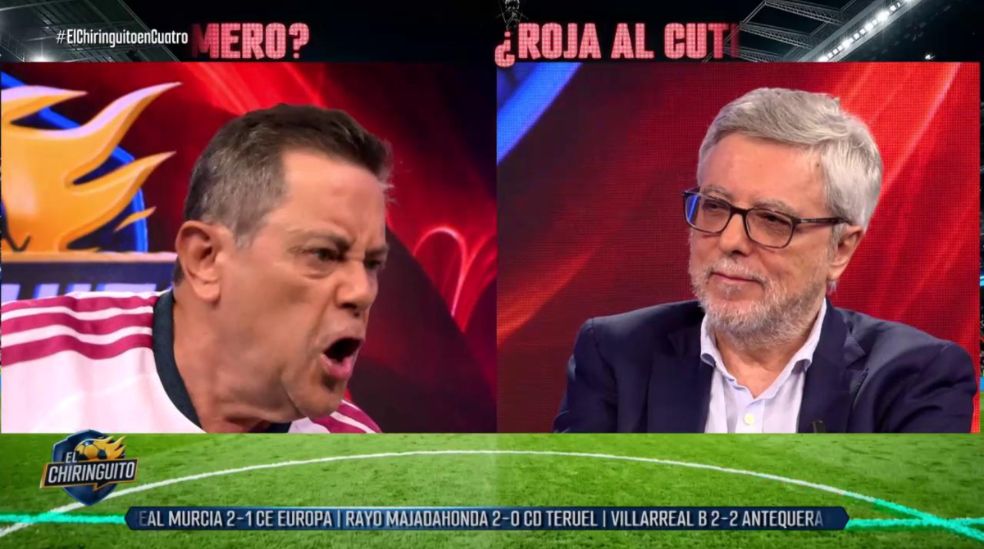 Tomás Roncero, durante su intervención en El Chiringuito