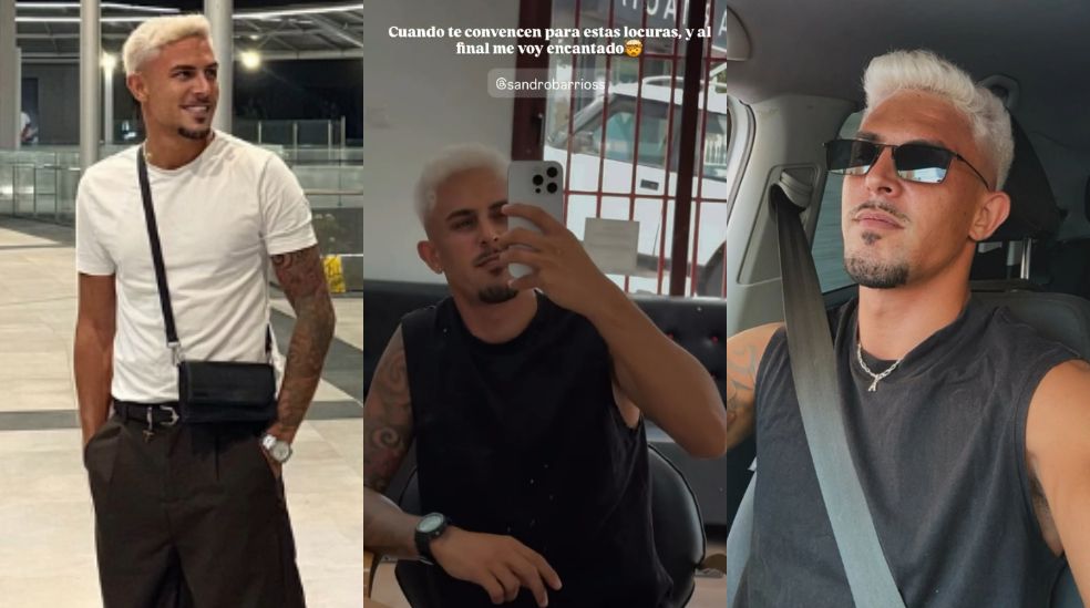 El exparticipante de 'LIDLT' ha mostrado su nueva imagen con el pelo rubio platino