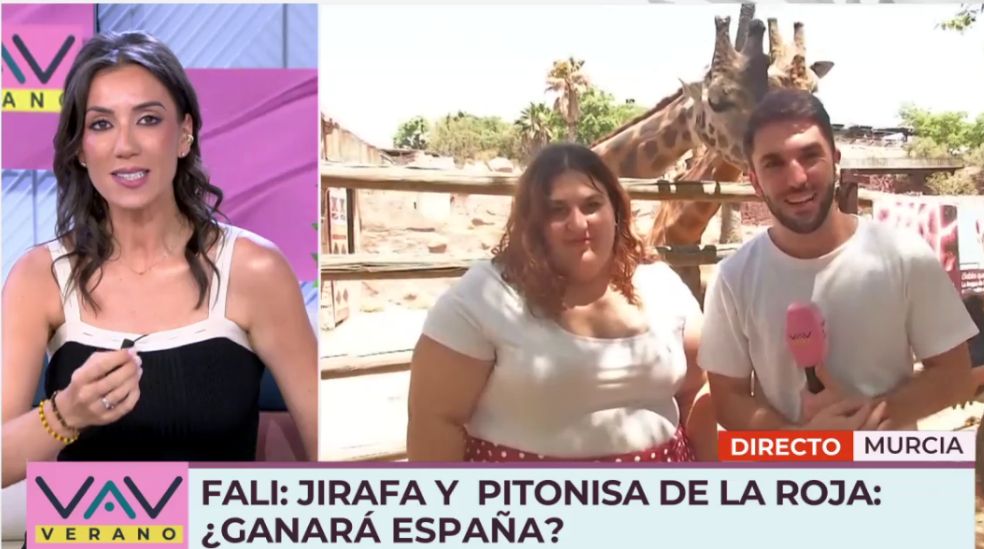 Patricia Pardo ha contactado con la jirafa pitonisa de Murcia: el oráculo del Mundial