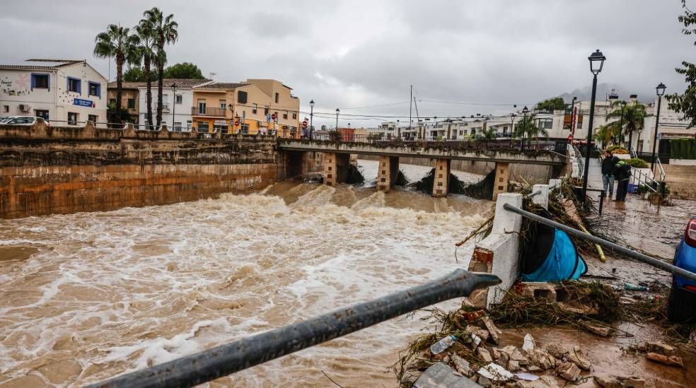 El impacto de la DANA Adam en la localidad de Els Poblets, Alicante