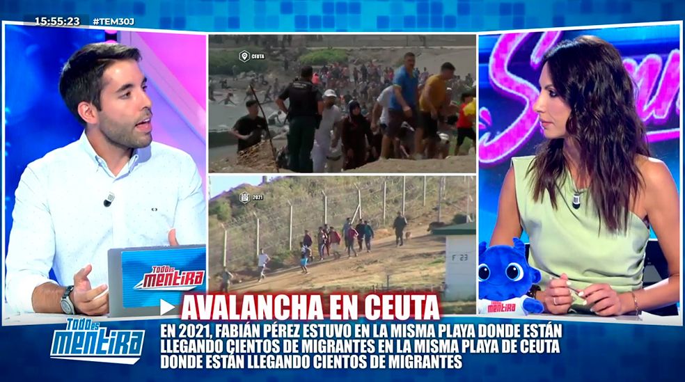 Fabián Pérez compara la llegada de inmigrantes a Ceuta con la de 2021 y destaca el cambio que más le preocupa