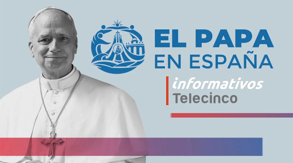 Informativos Telecinco y el viaje del Papa a España