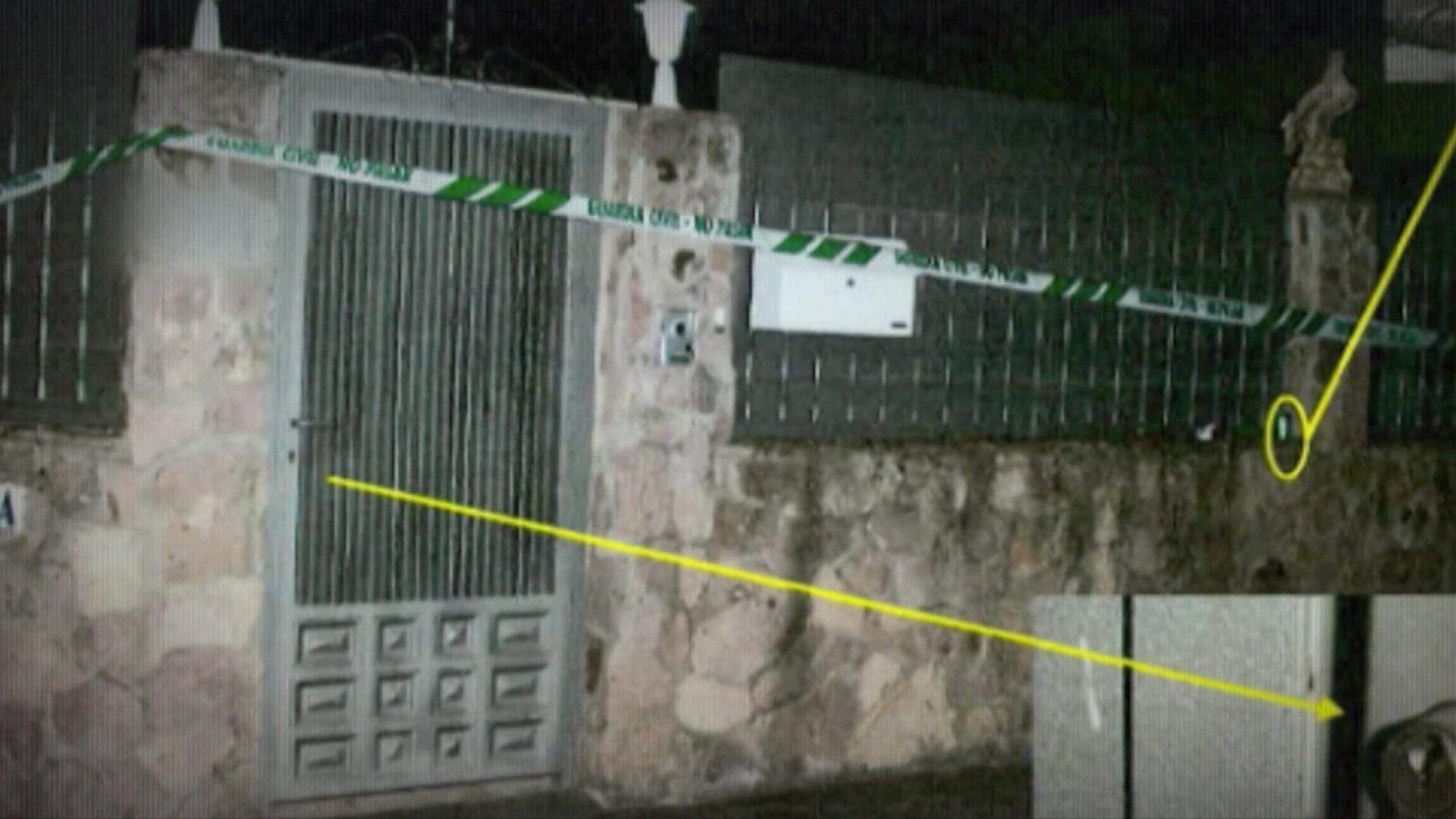 La casa de los tíos de Patrick Nogueira, lugar del múltiple asesinato