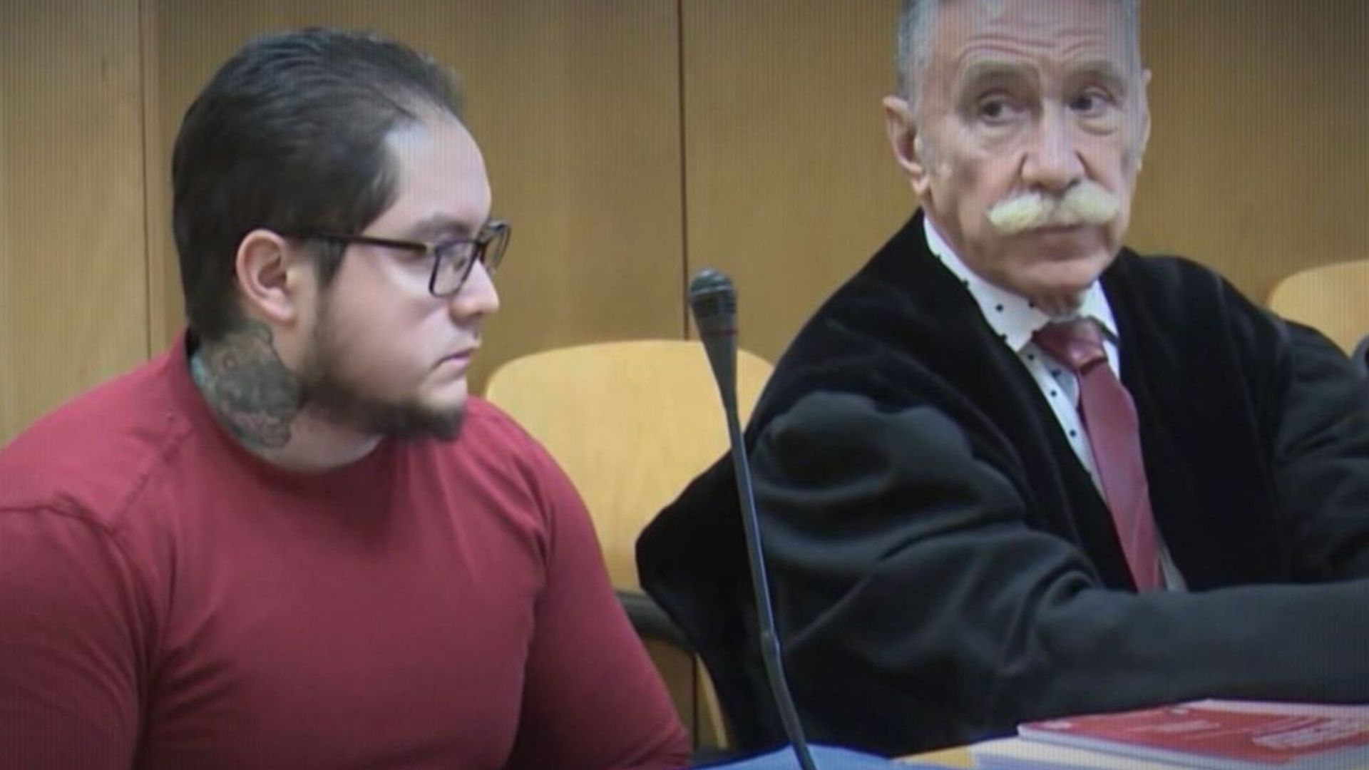 El juicio a Leonardo, donde asumió la responsabilidad, aunque alegando que esa noche tenía las capacidades alteradas