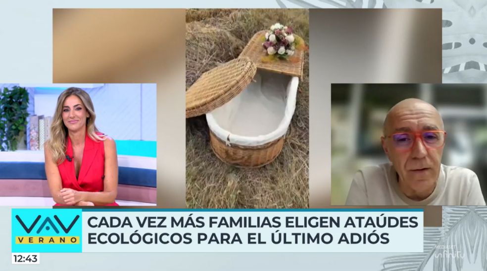 Los ataúdes de mimbre ganan terreno como opción ecológica para dar el último adiós