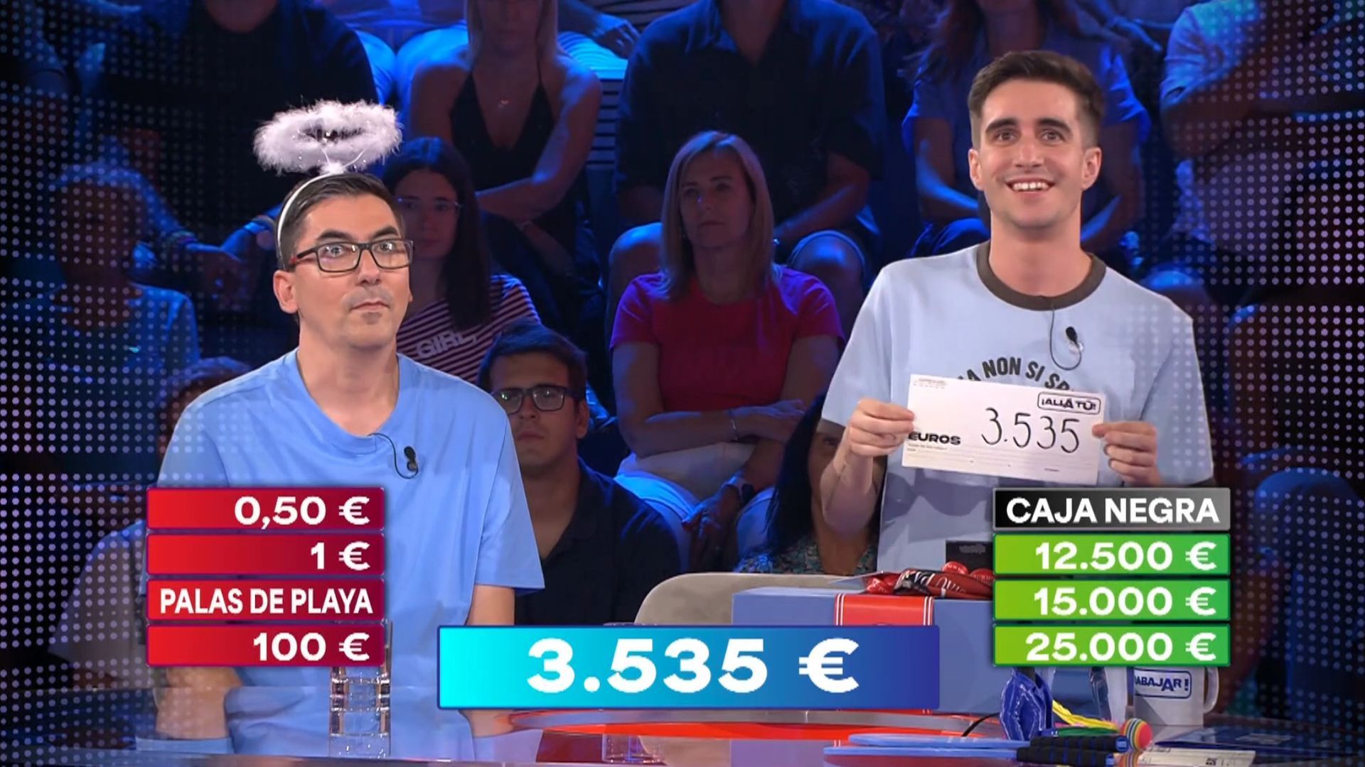 Con todavía 25.000 euros en juego, pero también muchas cajas rojas, Javi recibiría una oferta de 3.535 euros