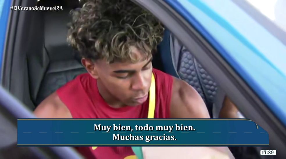 En exclusiva, escuchamos en 'El verano se mueve' las primeras palabras de Lamine Yamal tras su macro fiesta de cumpleaños
