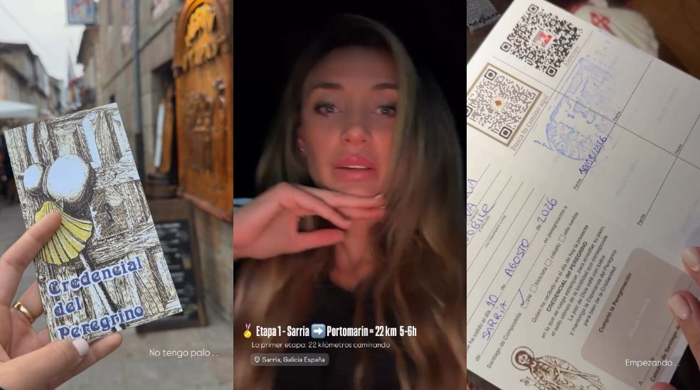 Yuli Cagna se ha embarcado en la aventura de hacer un recorrido del Camino de Santiago sola