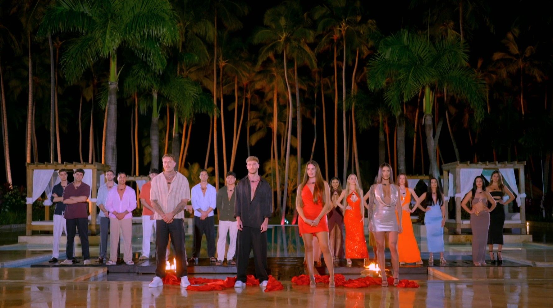 La llegada de Óscar, David, Nieves y Claudia dejó a las parejas descolocadas