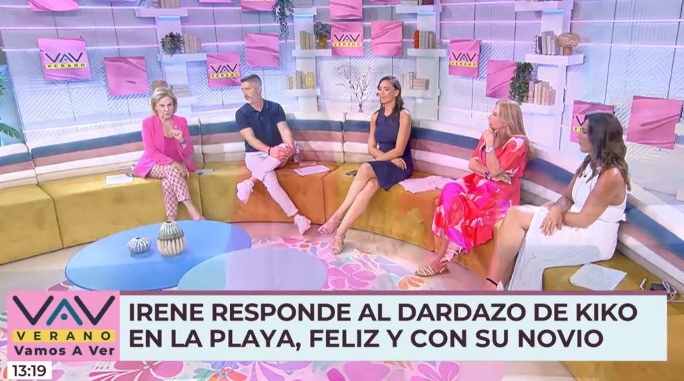 El plató de 'Vamos a ver' comenta las palabras de Irene Rosales al dardazo de Kiko Rivera
