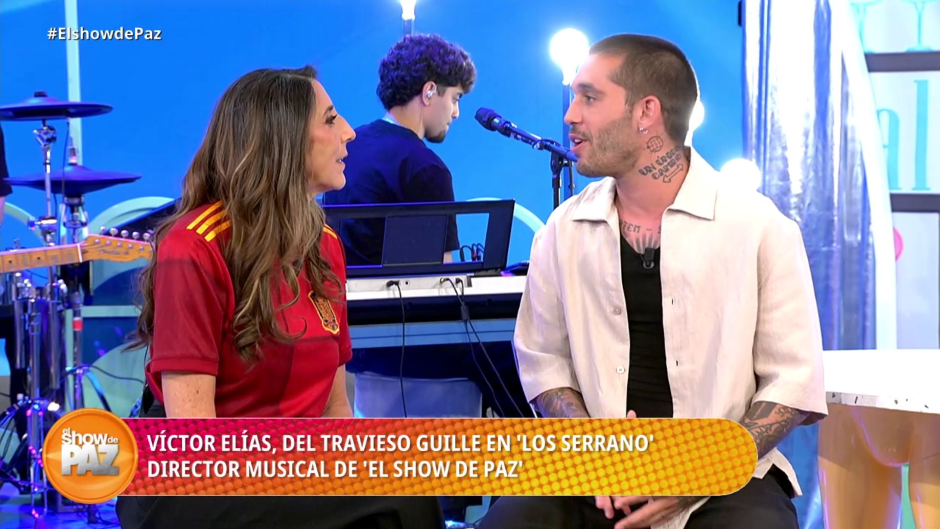El músico y actor habla en el programa sobre su trayectoria profesional