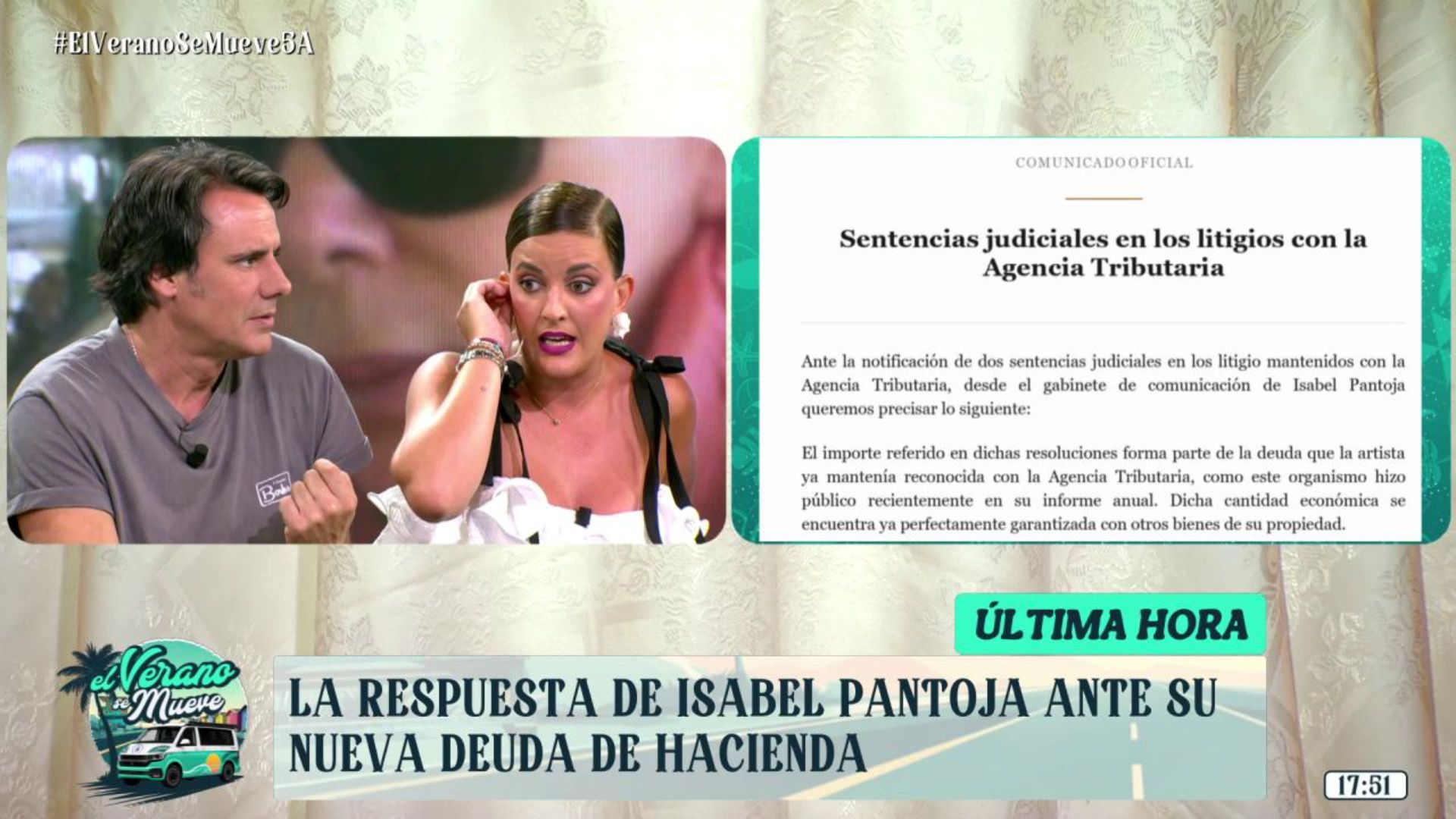 La cantante reacciona a través de su gabinete de prensa a la noticia de su nueva deuda con Hacienda