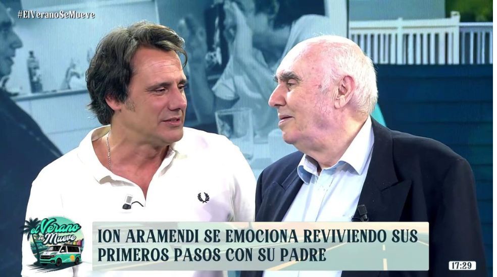 Ion Aramendi recibe una inesperada sorpresa en ‘El verano se mueve’: así ha sido el momentazo con su padre 