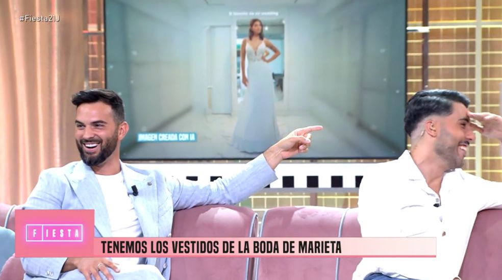 La reacción de Suso Álvarez al vestido favorito de Marieta para su boda