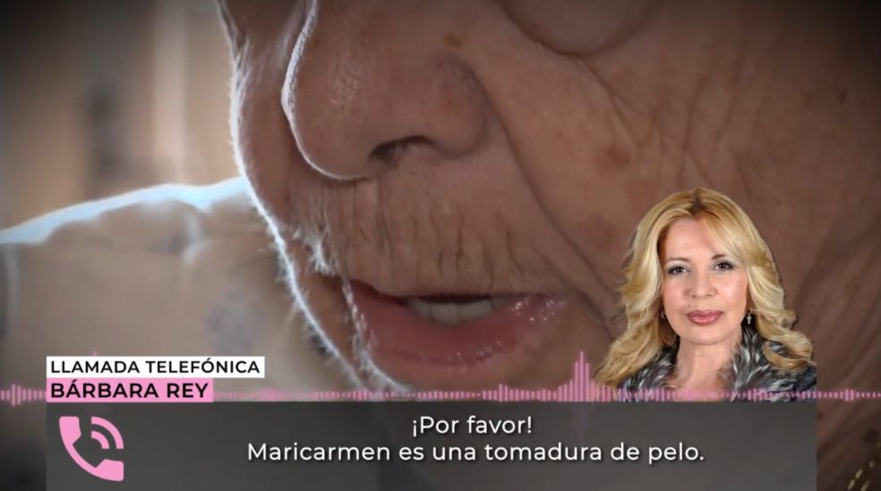 La intervención de Bárbara Rey por teléfono en la que se muestra muy crítica con Maricarmen