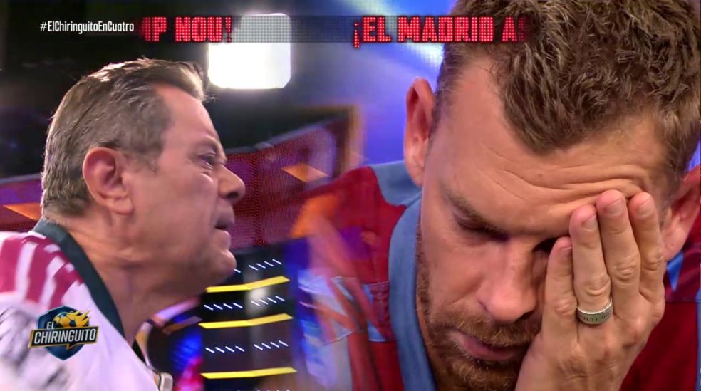Tomás Roncero y Jota Jordi en El Chiringuito