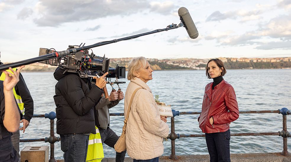 Imagen del rodaje de 'Romi'