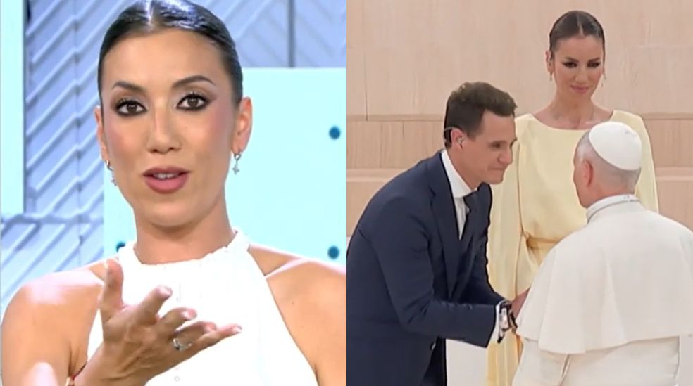 Patricia Pardo, emocionada tras su encuentro con el Papa León XIV
