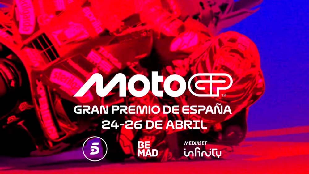 El GP de España de MotoGP, en directo y gratis en Telecinco, BeMad y Mediaset Infinity del 24 al 26 de abril.