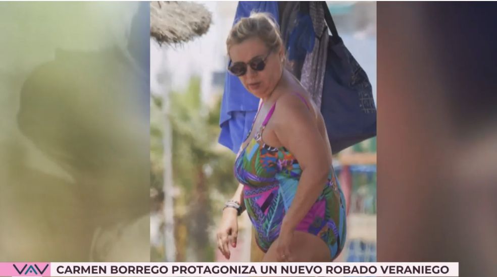 Otras imágenes de Carmen Borrego en la playa que revolucionaron las redes