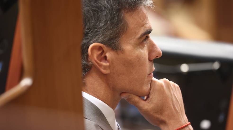 Pedro Sánchez, en el Congreso de los Diputados.