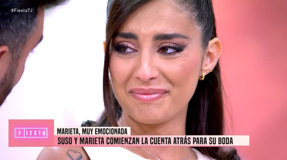 Las lágrimas de Marieta al escuchar la romántica declaración de Suso Álvarez: "Te amo"