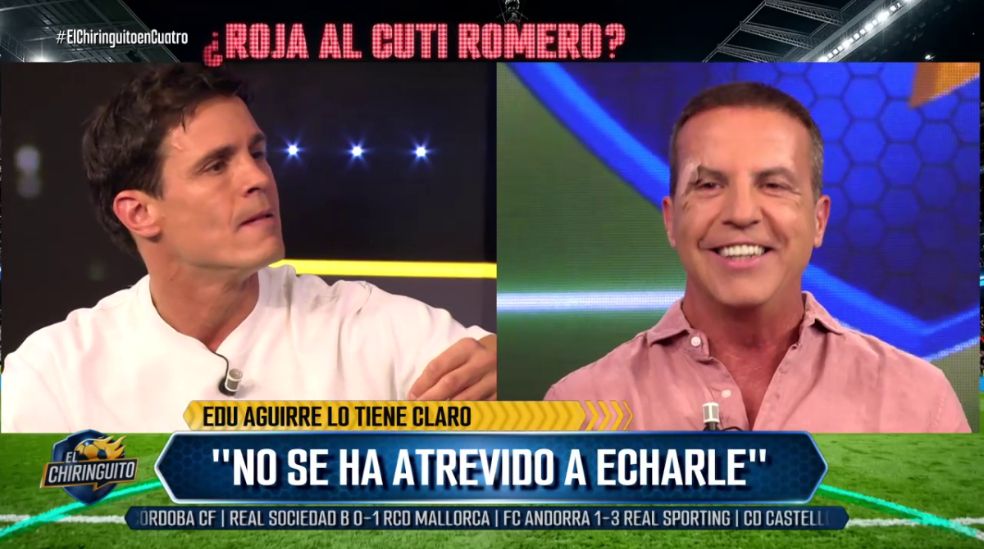 Edu Aguirre hace autocrítica en El Chiringuito