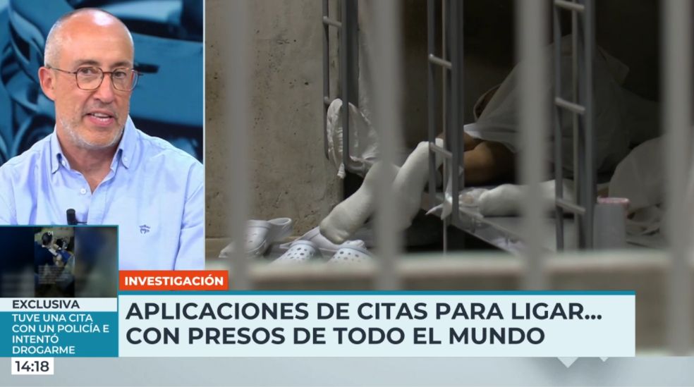 Alfonso Egea explica lo que ha encontrado en una aplicación de citas para presos