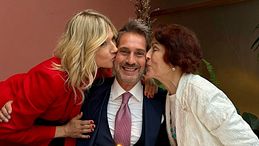 Natasha Stefanenko festeggia il compleanno del marito Luca Sabbioni