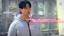 Milano Fashion Week, la sfilata per i 60 anni di K-Way con Shownu dei Monsta X 