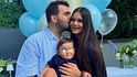 Ignazio Boschetto festeggia il primo compleanno del figlio Gabriele