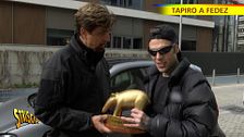 Fedez riceve il Tapiro d'oro dopo lo stop a Muschio Selvaggio