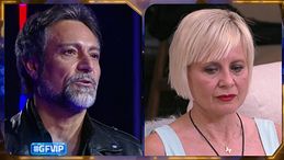 Grande Fratello Vip, Antonella Elia si confronta con l'ex Pietro Delle Piane