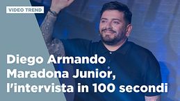 Diego Armando Maradona Junior, l'intervista in 100 secondi