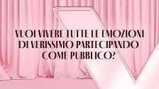 Partecipa come pubblico a Verissimo