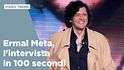 Ermal Meta, l'intervista in 100 secondi