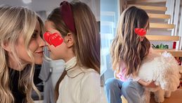 Elena Santarelli e Bernardo Corradi, gli auguri alla figlia