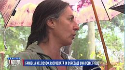Famiglia nel bosco, ricoverata una delle figlie in ospedale
