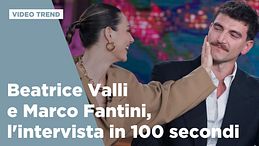 Beatrice Valli e Marco Fantini, l'intervista in 100 secondi