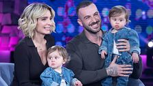Veronica Peparini e Andreas Muller, il battesimo delle figlie