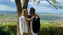 Natasha Stefanenko, le foto con il marito nelle Marche