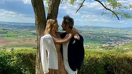 Natasha Stefanenko, le foto con il marito nelle Marche