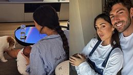 Ignazio Moser, la foto di Cecilia Rodriguez con la figlia e il cagnolino