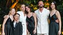 Eleonora Abbagnato e Federico Balzaretti, la foto con tutti i figli