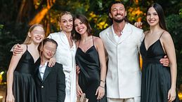 Eleonora Abbagnato e Federico Balzaretti, la foto con tutti i figli
