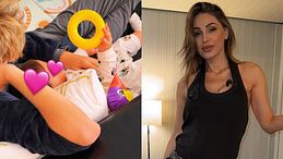 Anna Tatangelo, il tenero scatto dei figli Andrea e Beatrice